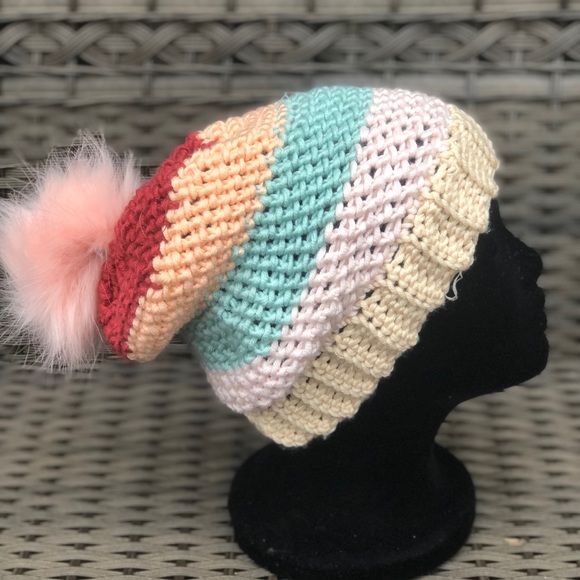 Candy Color Block Beanie - Picture 3 of 7
